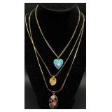 Assortment of Vintage Floral Brooches, Earrings, Necklaces, and Bracelets