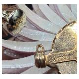 Assortment of Vintage Floral Brooches, Earrings, Necklaces, and Bracelets