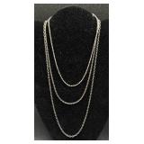 Silver Tone Assortment of Necklaces, Bracelets, Earrings and Pendants