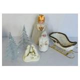 Vintage Assortment of Christmas Décor and Holiday Glasses