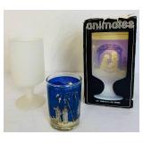 Vintage Assortment of Christmas Décor and Holiday Glasses