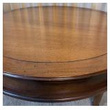 Drexel Furniture Pair of End Tables and Round Coffee Table