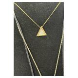 Sterling Silver Necklaces 15", 16" and 32"