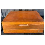 1847 Rogers Bros Adoration and Community Onieda 1969 Modern Baroque Silverplate Dinnerware Sets with storage case