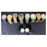 Collection of Mens Wristwatches - Timex, Armitron, Geneva, Seiko, Lucerne, Bennett and Swiss Army
