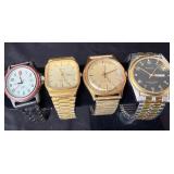 Collection of Mens Wristwatches - Timex, Armitron, Geneva, Seiko, Lucerne, Bennett and Swiss Army