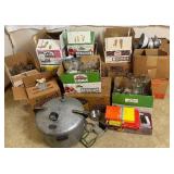 Huge Assortment of Canning Jars and Supplies