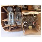 Huge Assortment of Canning Jars and Supplies