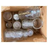Huge Assortment of Canning Jars and Supplies