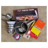 Huge Assortment of Canning Jars and Supplies