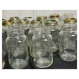 Large Grouping of Vintage Canning Jars from Mason, Ball, Drey, Atlas and Knox