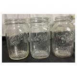 Large Grouping of Vintage Canning Jars from Mason, Ball, Drey, Atlas and Knox