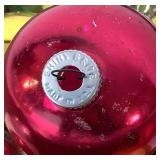 Large Assortment of Vintage Christmas Ornaments with Set of Shiny Brite in Orginal Box