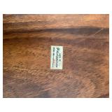 Set of 8 Vintage Good-Wood 6" Teak Bowls from Thailand & Monkeypod Tray Philippines