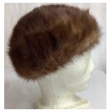 Vintage Fredrick Nelson Seattle Fur Pillbox Hat and 2 Collars