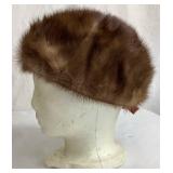 Vintage Fredrick Nelson Seattle Fur Pillbox Hat and 2 Collars