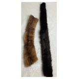 Vintage Fredrick Nelson Seattle Fur Pillbox Hat and 2 Collars