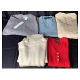 Five Piece Wool Knit Clothing Bundle