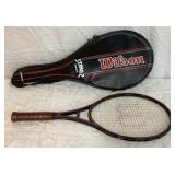 Wilson Sting 2 Tennis Racket - Graphite Large Head with Case 4.5 L4 Grip