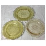 Colored Depression Glass Bundle