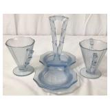 Colored Depression Glass Bundle