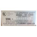 Sears The Graduate Electric Portable Typewriter with Hard Carrying Case