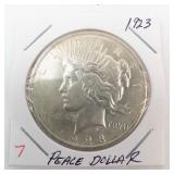 1923 Peace Dollar