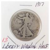 1917 Walking Liberty Half