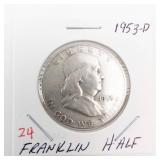 1953-D Franklin Half