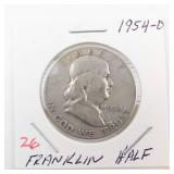 1954-D Franklin Half