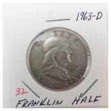 1963-D Franklin Half