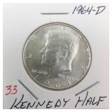 1964-D Kennedy Half