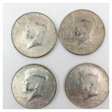 4) 1967 40% Kennedy Half Dollars