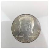 1964 Kennedy Half Dollar in Capital Holder