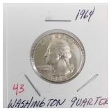 1964 Washington Quarter