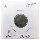 1835 Bust Dime
