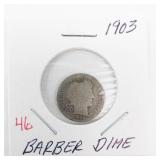 1903 Barber Dime