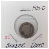 1910-D Barber Dime