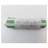 1 roll of 50 silver Roosevelt dimes, Approx, 3.6 oz silver