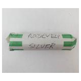 1 roll of 50 silver Roosevelt dimes, Approx, 3.6 oz silver