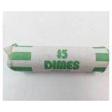 1 roll of 50 silver Roosevelt dimes, Approx, 3.6 oz silver