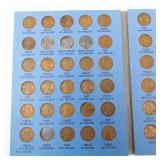 Whitman folder 1941 thru 1964 with 50 wheat back cents. Only missing 1949-s
