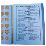 Whitman folder 1941 thru 1964 with 50 wheat back cents. Only missing 1949-s