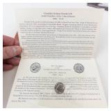 1996 11 coin Uncirculated set include the W mint mark 50th Anniversary Dime
