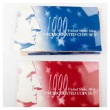 1999 18 coin Uncirculated set.