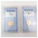 AACGS 2000P MS63 dollar, AACGS 1979P MS63 dollar