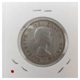 1955 Canadian Silver Half Dollar