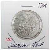 1964 Canadian Silver Half Dollar