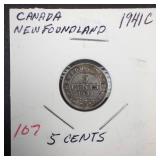 1941 C Newfoundland Canada dime