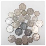 $5.00 face value Canadian 80% silver = 3 ounces silver